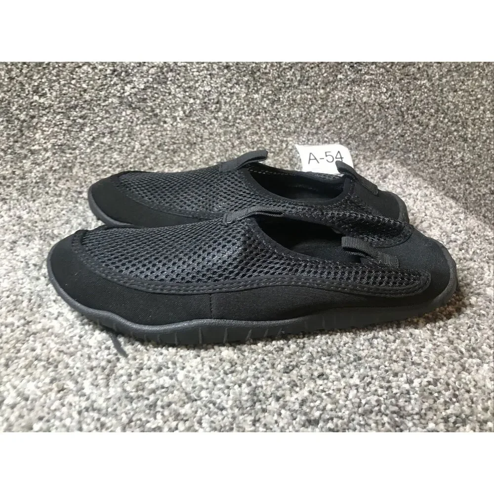 Athletic Water Shoes Mens Size 7-8 Black
